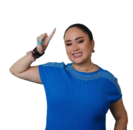 Instructora señalando beneficios